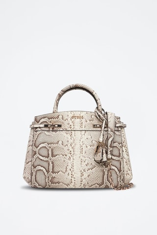 Handtas Melinda - Wit en bruin