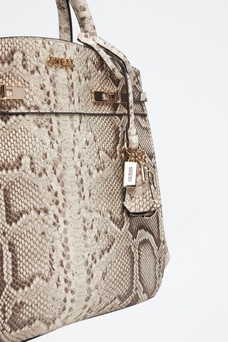 Handtas Melinda - Wit en bruin
