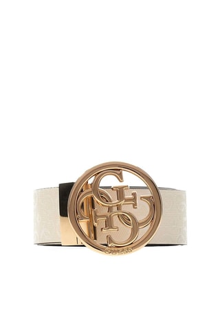 Dubbelzijdige Riem Stacey - Wit en zwart