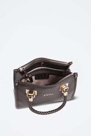 Handtas - Grijs en beige