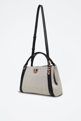 Handtas Karnilla - Zwart, goudkleurig en grijs