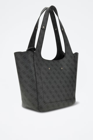 Shopper en Clutch - Donkergrijs