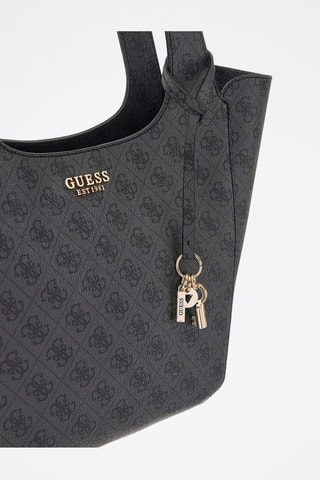 Shopper en Clutch - Donkergrijs