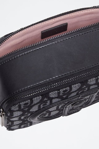 Schoudertas - Grijs en zwart