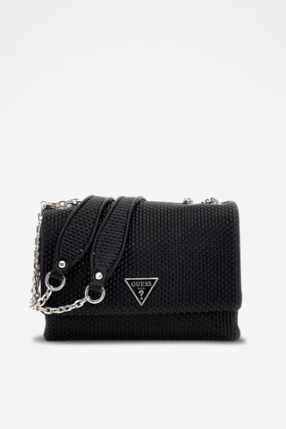 Schoudertas Phaedra - Zwart en zilverkleurig