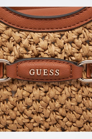 Rieten Handtas Siria - Beige en bruin