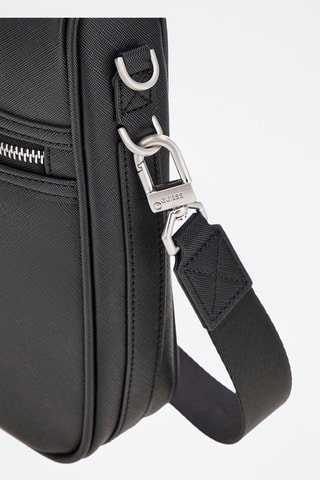 Schoudertas Milano - Zwart en zilverkleurig