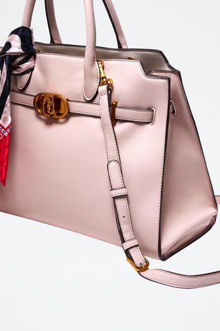 Sac à main - Noir, rouge et rose