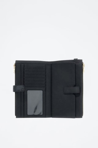 Portefeuille Laurel II - Zwart, goudkleurig en grijs