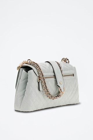 Sac porté épaule Isemay - Blanc et doré