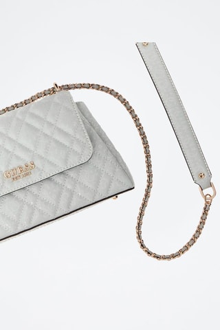 Sac porté épaule Isemay - Blanc et doré