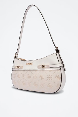 Trendy Handtas Melinda - Wit en beige