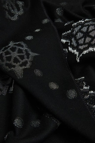 Sjaal Zalina - Zwart en grijs