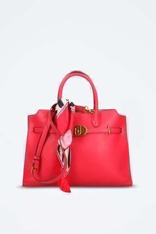 Sac à main - Noir, rouge et doré