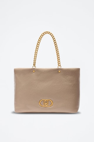 Shopper - Beige en goudkleurig