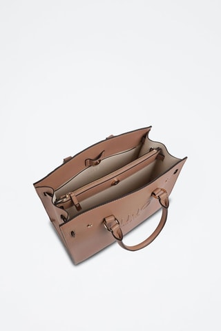 Handtas - Bruin en beige