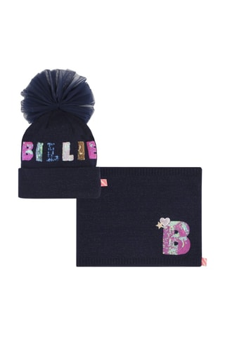 Muts en Sjaal - Indigoblauw - Billieblush