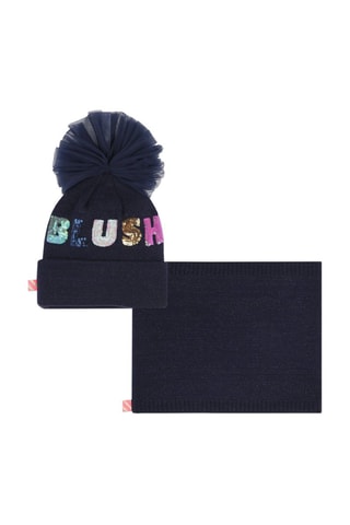 Muts en Sjaal - Indigoblauw - Billieblush