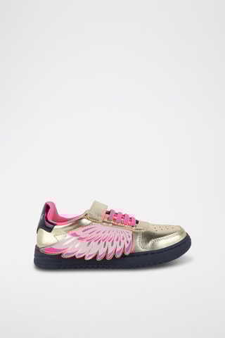 Gelakte Sneakers - Goudkleurig - Billieblush