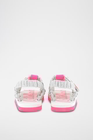 Sandalen - Grijs en Roze