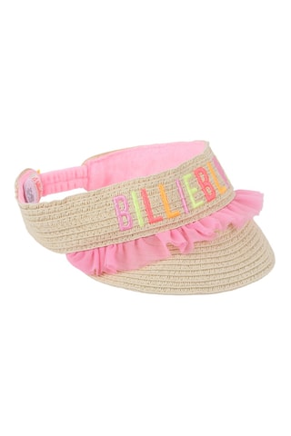 Rieten Zonneklep - Beige