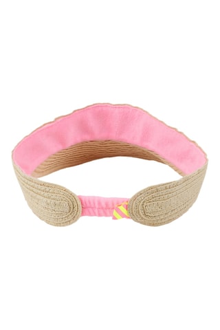 Rieten Zonneklep - Beige