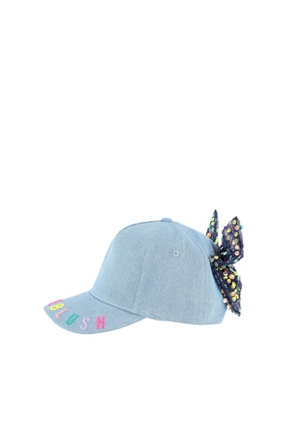 Cappellino in jeans - Blu