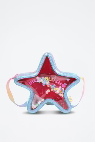 Schoudertas - Hemelsblauw en Wit