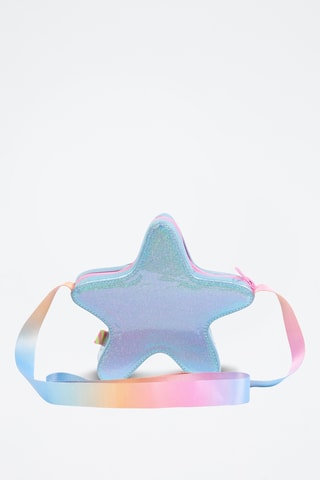 Schoudertas - Hemelsblauw en Wit