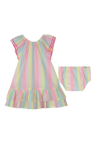 Jurk en Bloomer - Roze en Geel