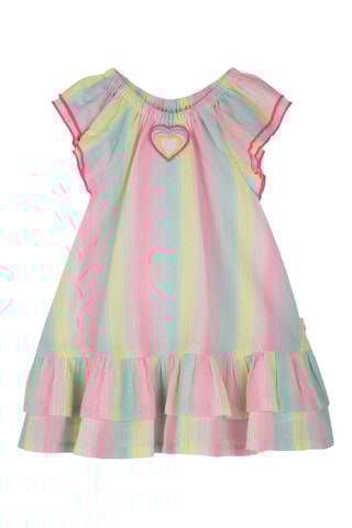 Jurk en Bloomer - Roze en Geel