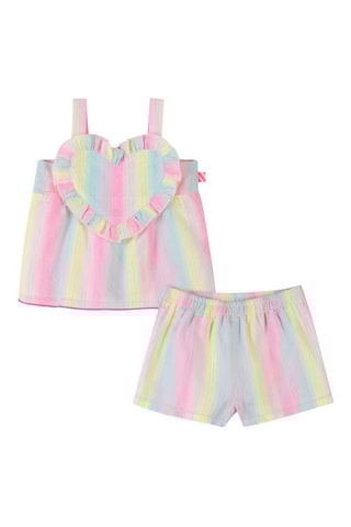 Hemd en Short - Roze en Geel