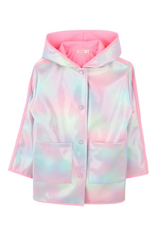 Regenjas met Capuchon Tie and Dye - Roze en Hemelsblauw