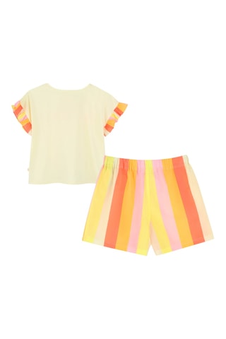 T-shirt en Short - Geel en Oranje