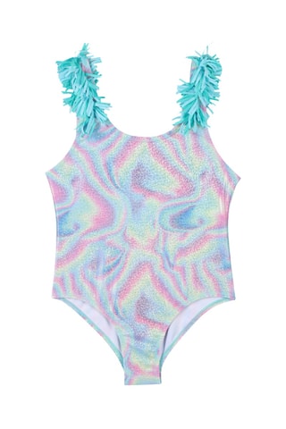 Badpak tie and dye - Paars