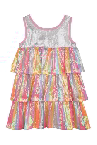 Jurk met Ruches - Zilverkleurig