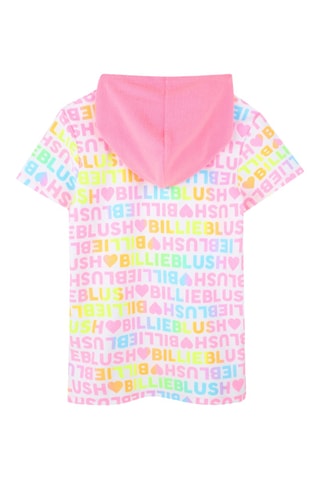 Sweaterjurk met Capuchon - Paars