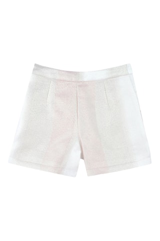 Shorts - Bianco e rosa antico