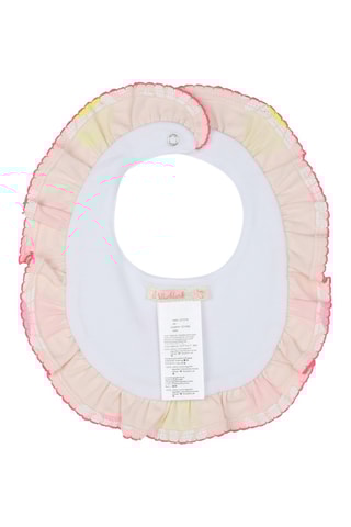 Tutina e bavaglino in cotone bio - Rosa cipria