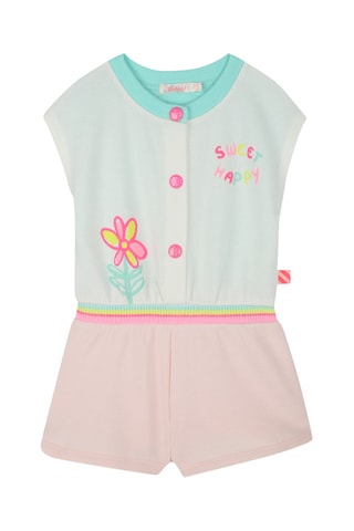 Jumpsuit - Wit en Roze