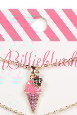 3 Kettingen - Oudroze en Hemelsblauw