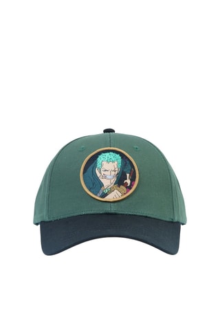 Casquette One Piece Zoro - Vert, beige et noir