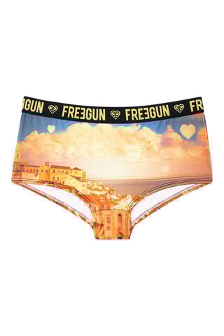 2 shortys - Bleu et beige 