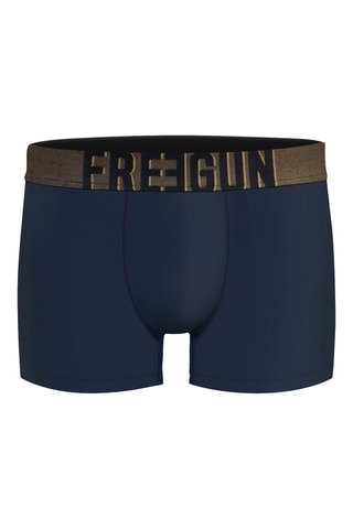 4 boxers Soft Touch Signature Karl - Noir, gris et bleu