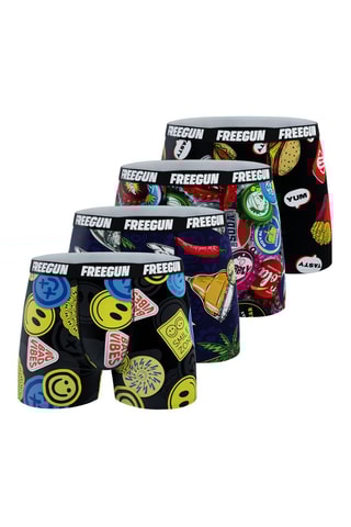 4 boxers - Multicolore