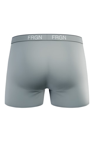 6 boxers Line - Kaki et gris clair