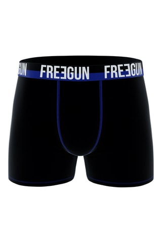 4 boxers - Noir, bleu et gris