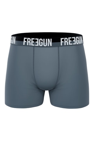 4 boxers - Noir, bleu et gris