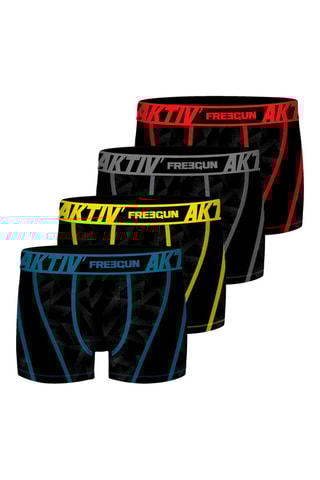 4 boxers Noir 
