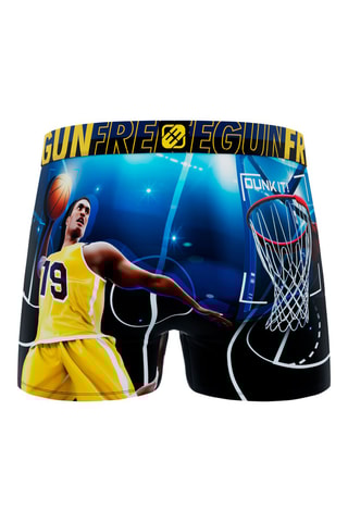 3 boxers Freegun - Jaune et noir